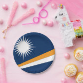 Flagge der Marshall-Inseln Pappteller (Party)