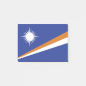 Flagge der Marshall-Inseln Post-it Klebezettel (Vorderseite)