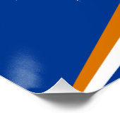 Flagge der Marshall-Inseln Poster (Ecke)