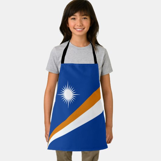 Flagge der Marshall-Inseln Schürze (Insitu)