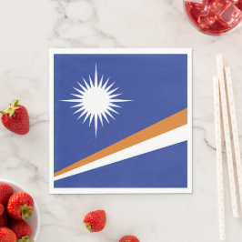 Flagge der Marshall-Inseln Serviette