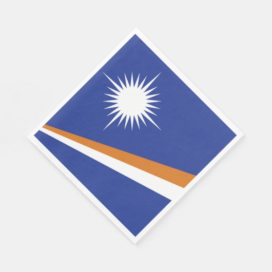 Flagge der Marshall-Inseln Serviette (Ecke)