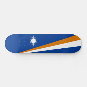 Flagge der Marshall-Inseln Skateboard