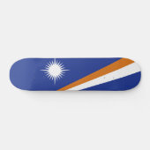 Flagge der Marshall-Inseln Skateboard (Horizontal)