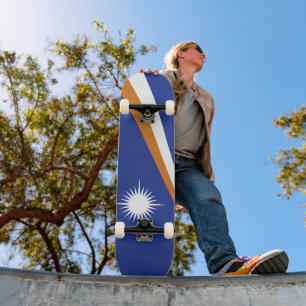 Flagge der Marshall-Inseln Skateboard