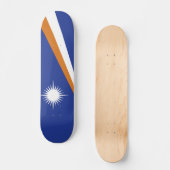 Flagge der Marshall-Inseln Skateboard (Vorderseite)