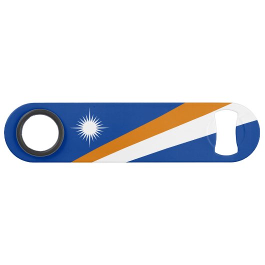 Flagge der Marshall-Inseln Speed Flaschenöffner (Vorderseite (Horizontal))