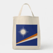 Flagge der Marshall-Inseln Tragetasche (Rückseite)