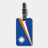 Flagge der Marshall Islands Easy ID Persönliche Da Gepäckanhänger (Vorderseite vertikal)