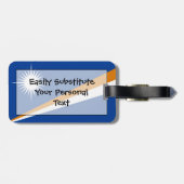 Flagge der Marshall Islands Easy ID Persönliche Da Gepäckanhänger (Rückseite horizontal)