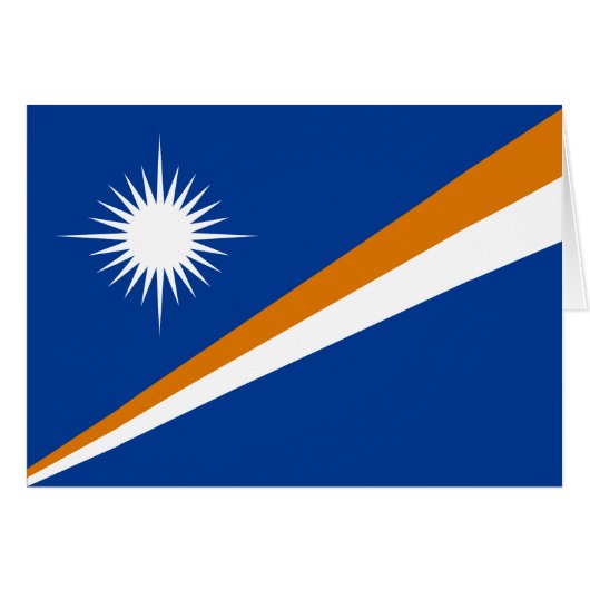 Flagge der Marshallinseln (Vorderseite (Horizontal))