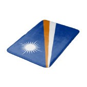Flagge der Marshallinseln Badematte (Schrägansicht)