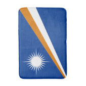 Flagge der Marshallinseln Badematte (Vorderseite Vertikal)
