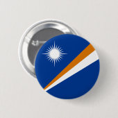 Flagge der Marshallinseln Button (Vorne & Hinten)