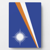 Flagge der Marshallinseln Fotoplatte (Vorderseite)