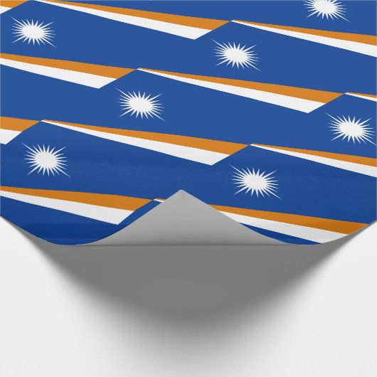 Flagge der Marshallinseln Geschenkpapier (Ecke)