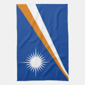 Flagge der Marshallinseln Geschirrtuch (Vertikal)