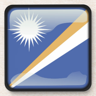 Flagge der Marshallinseln Getränkeuntersetzer