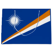 Flagge der Marshallinseln Große Geschenktüte (Vorderseite)