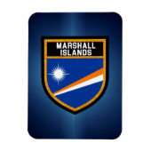 Flagge der Marshallinseln Magnet (Vertikal)