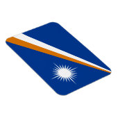 Flagge der Marshallinseln Magnet (Rechte Seite)