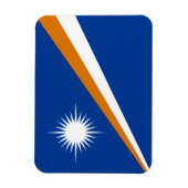 Flagge der Marshallinseln Magnet (Vertikal)