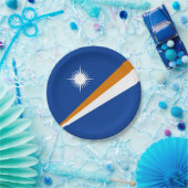 Flagge der Marshallinseln Pappteller (Party)