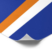 Flagge der Marshallinseln Poster (Ecke)