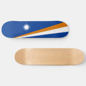 Flagge der Marshallinseln Skateboard (Horizontal)