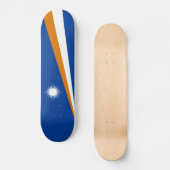 Flagge der Marshallinseln Skateboard (Vorderseite)