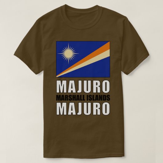 Flagge der Marshallinseln T-Shirt (Design vorne)