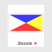 Flagge der Maya Aufkleber (Blatt)