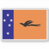 Flagge der Meso-Melanesier, Melanesien, Ozeanien Aufkleber (Vorderseite)