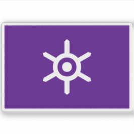 Flagge der Metropole Tokio, Japan Aufkleber