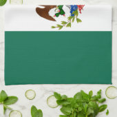 Flagge der Mexikanischen Republik: 1824-1835, Sant Geschirrtuch (Gefaltet)