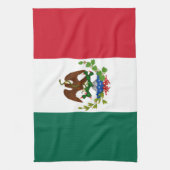 Flagge der Mexikanischen Republik: 1824-1835, Sant Geschirrtuch (Vertikal)