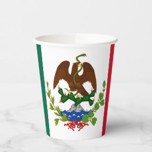 Flagge der Mexikanischen Republik: 1824-1835, Sant Pappbecher