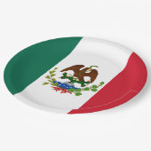 Flagge der Mexikanischen Republik: 1824-1835, Sant Pappteller (Schrägansicht)