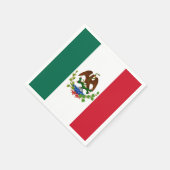 Flagge der Mexikanischen Republik: 1824-1835, Sant Serviette (Ecke)