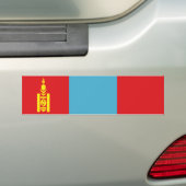 Flagge der Mongolei Autoaufkleber (Auf Auto)