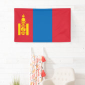 Flagge der Mongolei Banner (Insitu)