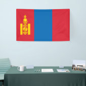 Flagge der Mongolei Banner (Messeveranstaltung)
