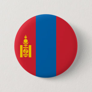 Flagge der Mongolei Button