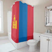 Flagge der Mongolei Duschvorhang (Beispiel)