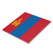 Flagge der Mongolei Fliese (Seite)