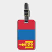 Flagge der Mongolei Gepäckanhänger (Vorderseite vertikal)