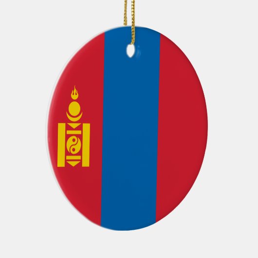 Flagge der Mongolei Keramik Ornament (Rechts)