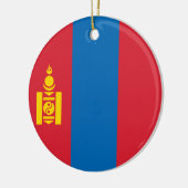 Flagge der Mongolei Keramik Ornament (Links)
