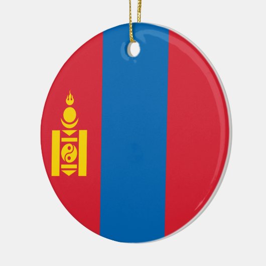 Flagge der Mongolei Keramik Ornament (Links)