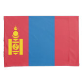 Flagge der Mongolei Kissenbezug (Vorderseite-Rechts)